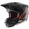 Alpinestars Casco Moto Cross Enduro Alpinestars S-M5 COMPASS Nero Aranci