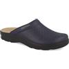 Fly Flot | Man Professional, Zoccoli Sanitari Uomo, Ciabatta con Tomaia in Pelle Forata, Sottopiede imbottito in Pelle Antishock, Blu, 41