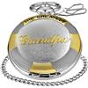 Tiong Orologio da tasca da uomo Orologio classico vintage con pendentea mio figlio Orologio da regalo per padre madre figlio Orologio con collana con catena
