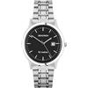 Sekonda Mens 41mm Classic Round Stainless Steel Quartz Watch with Date 50m Water Resistant