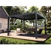PERGOLUX Pergola S3 Bioclimatica 4x4m, Manuale, Autoportante, Antracite