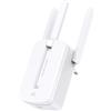 MERCUSYS MW300RE Ripetitore Wi-Fi Potente per Casa, 3 Antenne N300Mbps | Tecnologia MIMO, Access Point, Compatibile con Ogni Router, Ideale per Camere, Studi e Zone con Segnale Wi-Fi Debole