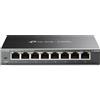 TP-Link TL-SG608E Switch Easy Smart 8 Porte Gigabit, Custodia in Metallo | QoS, Plug & Play, Vlan, Funzioni Layer 2, Switch Gigabit per la Casa e l'Ufficio, Desktop o a Parete