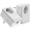 MERCUSYS MP300P KIT Powerline AV600Mbps Presa Passante HomePlug AV2 | Per Portare la Rete in Stanze Lontane e Oltre Muri Spessi, Usa l'Impianto Elettrico Senza Perdere la Presa, HomePlug AV2