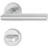 HOPPE, 3286551, Manico set con rosette WC Amsterdam anodizzato, argento