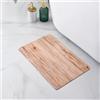 Pure 4Home Tappeto da bagno in diatomite, 40 x 30 cm, ad asciugatura rapida, antiscivolo e antibatterico, in pietra diatomite super assorbente, colore: frassino