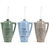 Paluplus Set 3 Evaporatori d'Acqua per Termosifoni in Ceramica, misura 12x4x16 cm, Umidificatore e Gancio a S -1957F -1,5 (Caraffa)