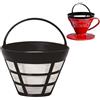 zwxqe Filtro da caffè | Filtro a rete riutilizzabile di ricambio, filtro per macchina da caffè, per lavoro, viaggi, campeggio, picnic, casa, cucina, commerciale