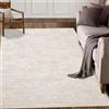 LuxFocus Tappeto lavabile per soggiorno 120x170 cm, design tinta unita, a pelo corto, colore: beige