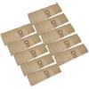 vhbw 50x sacchetto compatibile con Bosch UniversalVac 15 aspirapolvere - 85,95cm x 19,9cm color sabbia