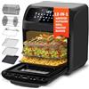LLIVEKIT ‌LLIVEKIT Friggitrice ad Aria 12L per Famiglia 3-6 Persone - 12 Funzioni, 7 Accessori Inclusi