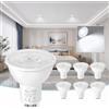 Ketom Lampadine LED GU10 6000K, Faretti LED GU10 Luce Fredda, 6 Pezzi | Lampadina 6W (Equivalenti a 60W), 480 Lumen, 120° Angolo del Fascio, Faretto LED GU10, Non Dimmerabili