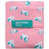 Roll'Eat ®- Eat'n'Out Mini Mr. Wonderful | Borsa termica impermeabile convertibile in tovaglia, riutilizzabile ed ecologico senza BPA, con cerniera, Unicorn