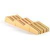 Hanseküche Ceppo portacoltelli senza coltello in legno (bambù marrone, cassetto)