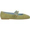 VOILE BLANCHE - Ballerine - Verde militare