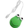 Brrnoo Mouse con Filo, Mouse con Filo per Computer Design Ergonomico Animale Verde a Forma di Rana per Computer con USB Carino Cablato per Bambini per PC Portatile