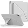 KTGGHG Dynamic Folio Custodia per iPad A16 11ª generazione 2025 & iPad 10ª generazione 2022 & iPad Air 11 pollici, Auto Guardia/Dormire, Leggera, Gray
