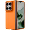 GIOPUEY Cover Compatibile con Motorola RAZR Fold, Materiale PC Rigido Custodia, Comodo e Liscio al Tatto Case，Antiurto, Anti-Impronta - Orange
