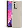 HULLIN Custodia per Telefono in Silicone Colorato, Adatta per Samsung Galaxy A03s (6.5) - Bianco antico