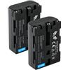 SK Games 2 batterie SK Sony NP-FM50 / NP-FM30 FM70 FM90 QM71D QM51D QM91D / per Sony Cyber-Shot DSC F707 S30 S50 S70 S75 S85