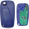 Pro-Plip Chiave completa con elettronica a programmare compatibile con Fiat Panda 434MHz Telecomando Vergine PCF7941 ID46 @Pro-Plip