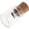 Hsthe Sea 32 GB Simpatica chiavetta USB 2.0 Barattoli di archiviazione Scatola unica Vaso di vetro Bottiglia con sughero Memory Stick Pen Drive Pen Design impermeabile