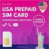 travSIM Carte SIM prepagata per gli Stati Uniti | Dati 5G/4G LTE illimitati ad alta velocità negli Stati Uniti (comprese le Hawaii) | Chiamate e SMS internazionali dagli Stati Uniti | Valida per 30 giorni