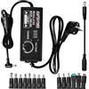Suprbee 3 V-36 V, 4 A, 144 W, adattatore di alimentazione universale, 100 V, 240 V, AC a DC, 4 A, con indicatore di tensione a LED e 14 consigli per elettronica domestica, 4000 mA
