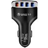 TOPCHARGEUR TOP CHARGEUR * Adattatore Caricabatteria da Auto 35W Quick Charge 3.0 Qualcomm 4 Porte USB per Samsung Galaxy S10 S9 S8 Plus S7 Edge Note 8 LG G5 G6 Nexus 5X 6P HTC 10 Huawei P9 P8 Xiaomi
