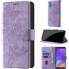 CaseGla Cover per Samsung Galaxy A7 2018 A750, Viola | Blocco RFID, Portafoglio Pelle PU, Flip Libro, Porta Carte, Magnetica Libretto, Antiurto Protezione Completa