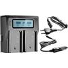 ARPZPPSK Batteria Al Litio BP-U100, Compatibile Con Sony BP-U30 U60 U70 U90 EX260 EX280 Z280 FS5 7 FX6 Z190 EX1R EX200, Con Ricarica Rapida PD45W(1 Charger)