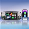 YZGWWIU Autoradio per Fiat 500(2007-2015) Car Radio Carplay & Android Auto, EQ HiFi Stereo Touchscreen Bluetooth FM/AM (Nero)