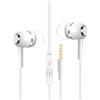 Generic Cuffie in-ear, auricolari cablati, microfono con jack da 3,5 mm, auricolari con suono Bass Boost per registrazione in studio, cuffie audio con filo con vestibilità comoda, auricolari per produzione