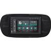 Jf Sound car audio system Autoradio Custom Fit per Fiat 500 Pre-Restyling nero opaco Android GPS Bluetooth WiFi Dab USB Full HD Touchscreen Display 6,5