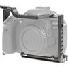 FOTGA Gabbia fotocamera per Canon EOS 70D/80D/90D, stabilizzatore vlogging con slitta fredda, vite 1/4-20, fori per Arri Grip, piastra di rilascio