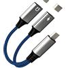 HOYULLI Sdoppiatore USB C, doppio connettore per cuffie Apple per iPhone 17, 16, 15 Pro Max, compatibile con cavo audio Samsung, connettore DAC, adattatore di ricarica per telefono cellulare allo stesso tempo