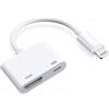 Wahbite - Adattatore AV digitale da Lightning a HDMI, convertitore audio AV 1080p, connettore per schermo Wahbite, compatibile con iPhone XR XS Max X 11 8 7 6 Plus a HD TV proiettore monitor (bianco)