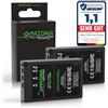 PATONA 2X Premium Batteria per Olympus BLS-5 BLS-50 1100mAh | Batteria per E‑450 OM-D E-M10 Mark II III IV Pen E-P3 E-PL2 E-PL3 E-PL5 E-PL6 E-PL7 E-PL8 E-PL9 Pen PM1 PM2 Stylus 1