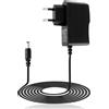 CDDCWZ Adattatore di Alimentazione 9V DC 1A, Alimentatore di Rete | per Router, Bilancia Digitale, Altoparlante, Nero
