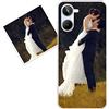 KARTXITAI Cover Personalizzata Compatibile con Realme 10 con Foto Testi logo,Custodia Morbido TPU Silicone Gel Trasparente Custom Case con Immagine,Testo+1 x Cinturino Universale