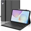 FOGARI Custodia con tastiera per Huawei Matepad 11.5/Huawei Matepad 11.5 S 2026 | Tastiera magnetica rimovibile Bluetooth per Huawei Matepad 11.5/11.5 S con touchpad, QWERTZ tedesco, nero
