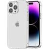 NEW'C Cover per iPhone 14 Pro Max, Trasparente TPU Morbido Antiurto Sottile | 6,7 Pollici, Silicone Gel, Antiurto, Antigraffio, Sottile