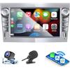 ANKEWAY Autoradio per Opel Corsa C D (2006-2011) con Android Auto e CarPlay | Car Radio per Astra H Antara Combo, Android Stereo con Bluetooth/WiFi/Telecamera Retromarcia/Mic/Canbus BOX/USB (Argento)
