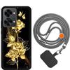 vingarshern Cover OnePlus Nord 3 (5G) Custodia in Silicone Sottile,OnePlus Nord 3 Cover Antiurto Con Motivo,OnePlus Nord 3 Case Silicone Con Catena/Cordino per Cellulare,Foto05