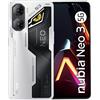 nubia Neo 3 5G Smartphone Gaming Android 15, 8+12GB RAM Dinamica + 256GB ROM, Display 6.8 FHD+ 120Hz, Camera 50MP, Dual SIM, NFC, Batteria 5230mAh, Alte Prestazioni, Cyber Silver