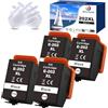 Nextpage 202XL Cartucce 202XL Nero 202 XL Black 202 Bk Xp 6100 Cartucce Bk Compatibile per Epson Expression Premium XP-6000 XP-6005 XP6000 XP6005 XP6100 XP6105 (4 X Nero)