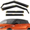 GEARCELL 4 deflettori antivento, parapioggia per finestrini sinistro e destro, marroni, compatibili con Range Rover Evoque MK1 2011-2019 a 5 porte, SUV, parapioggia, ricambio