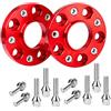 CarBole Distanziali Ruote 5x112mm & 20mm con Bullone:M14x1.5| NLB: 66,5 mm (2 Pezzi) Set