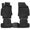 Element tappetini in Gomma 3D Premium su Misura Adatti per Renault Megane, MK 3 (III), 2010-2015, Cabriolet, 4 Pezzi.