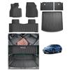 GAFAT [Set di 6] GAFAT Compatibile con BYD Sealion 7 EV 2025 2026 2027 Tappetini Gomma + Bagagliaio Set Completo, TPE Tutte le Stagioni per Pavimento & Sedili Posteriori & Bagagliaio, Bordo Alto Scan 3D